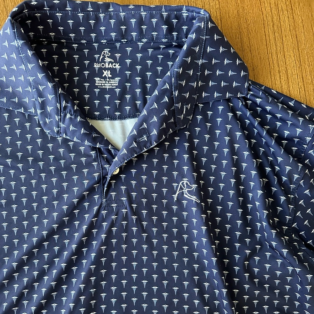 Rhoback microfiber golf polo